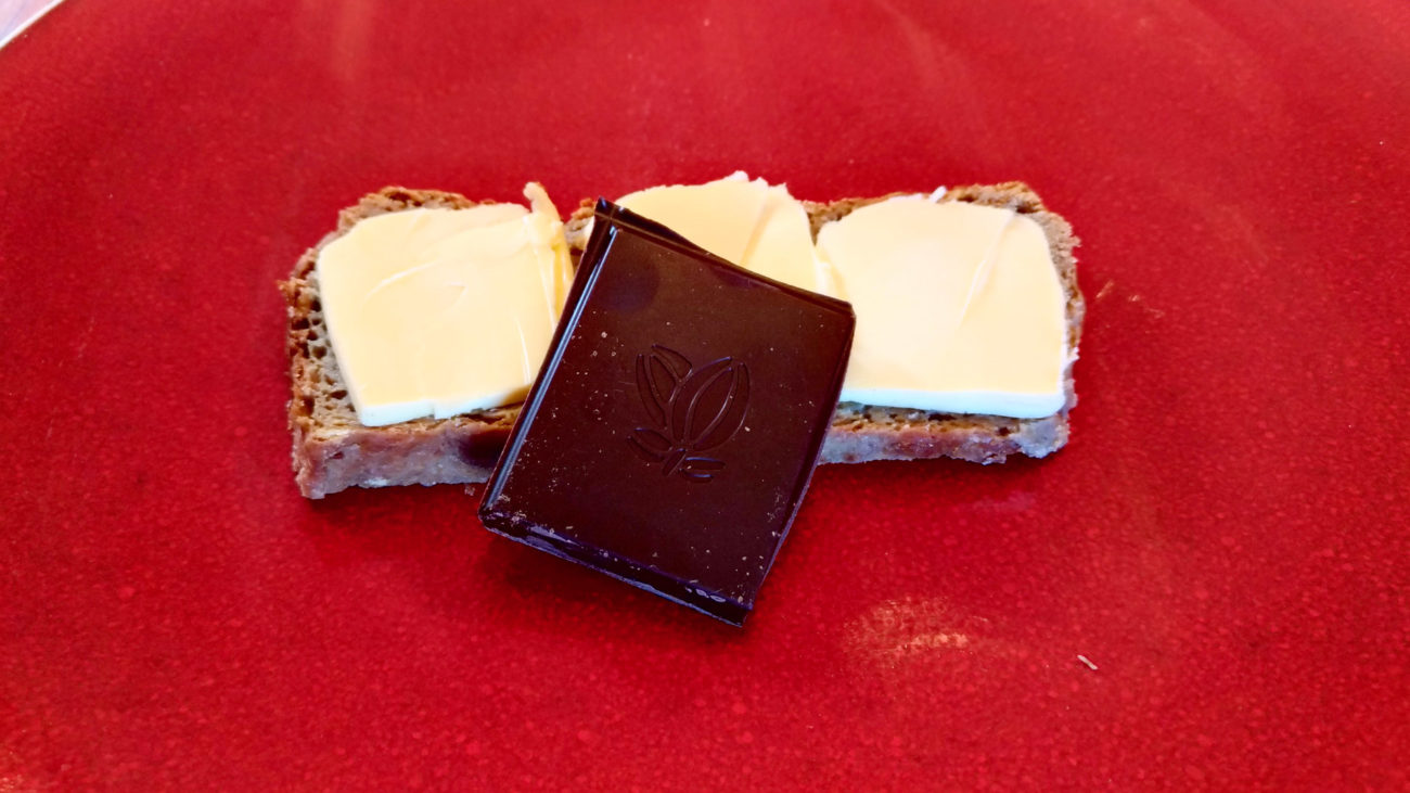 Tartine au Sarrasin + Beurre + Chocolat Noir